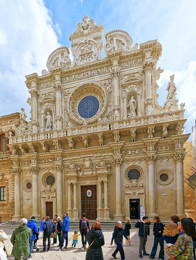 lecce barocca, church Santa Croce
